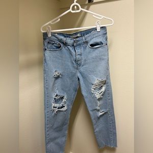 Levi Wedgie Light Wash